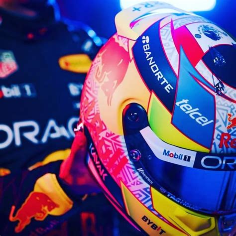 Helmet design of Sergio Perez : r/formula1