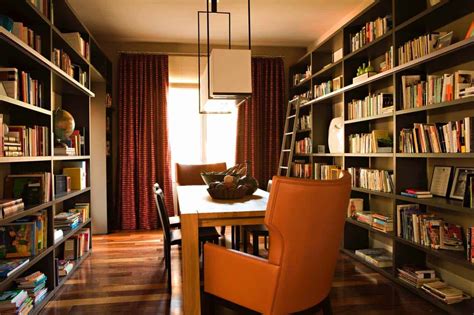 Home Office Library Design Ideas