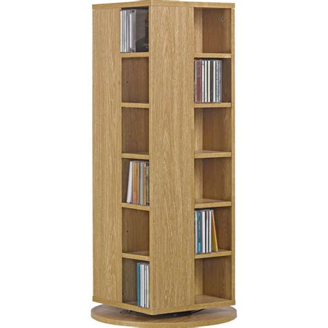 Twister DVD, Blu-Ray & CD Storage Unit - Oak Effect - Storage Units ...