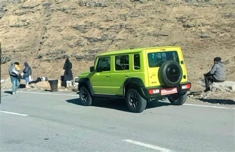 Maruti Suzuki Jimny 5-door Spied Undisguised For The First Time Ahead ...