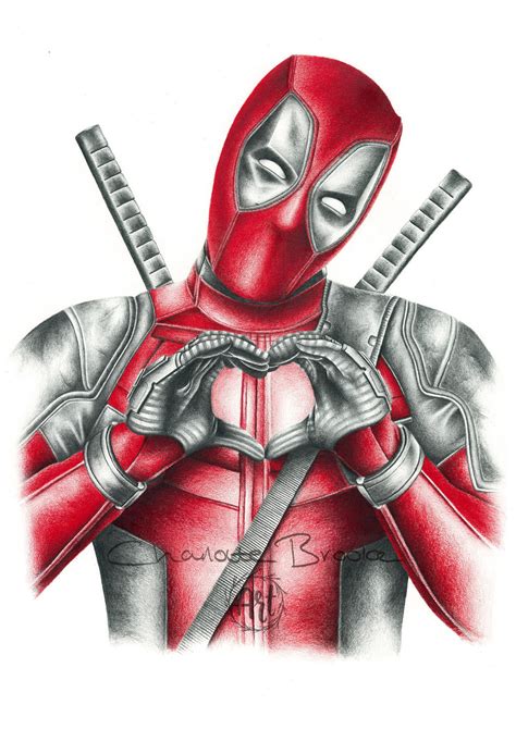 Deadpool Drawing by Charlottexbx on DeviantArt