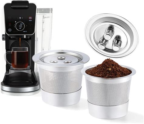 i Cafilas 2 Pack K Cups Reusable Coffee Pods for Ninja Dual Brew Coffee ...