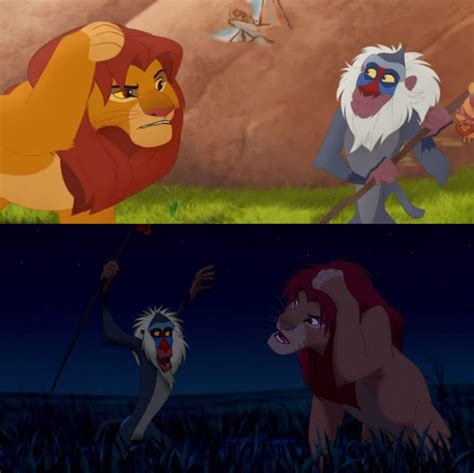 Simba and Rafiki by ScarMurington on DeviantArt