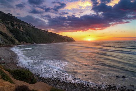 Bluff Cove at Sunset Photograph by Andy Konieczny