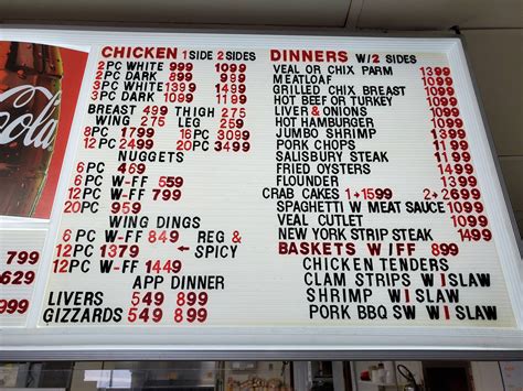 Menu at Market Street Deli restaurant, Pocomoke City, Market St