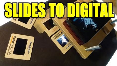 Transferring Slides to Digital Photos - YouTube