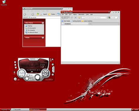 Windows XP - Dark Red+Silver by dyspraxic on DeviantArt