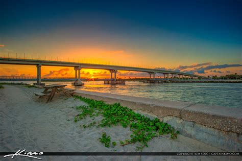 Sunset Sebastian Inlet State Park at Jetty