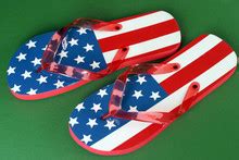 Patriotic Flip Flops Free Stock Photo - Public Domain Pictures