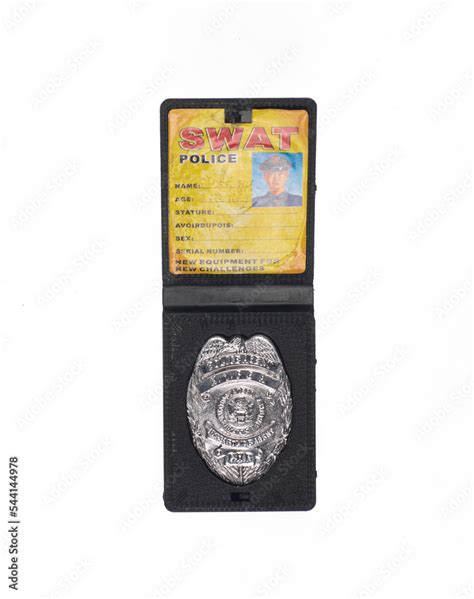 special police badge isolated on white background Stock Illustration ...