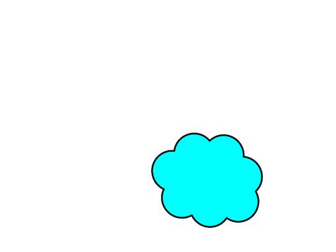 Bigger Bright Blue Cloud Clip Art at Clker.com - vector clip art online ...