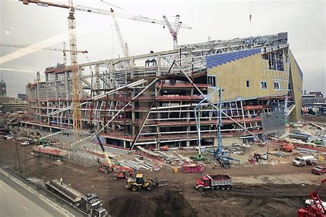 A million work hours in, Vikings stadium construction hits halfway ...