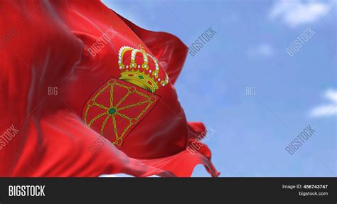 Navarre Flag Waving Image & Photo (Free Trial) | Bigstock