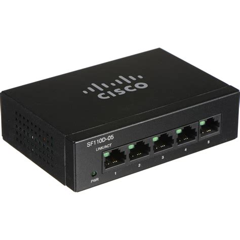 Cisco SF110D 110 Series 5-Port Unmanaged Network SF110D-05-NA