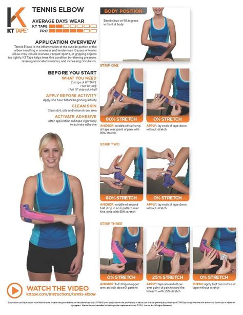 Tennis Elbow: KT Tape helps treat this condition by relieving pressure ...