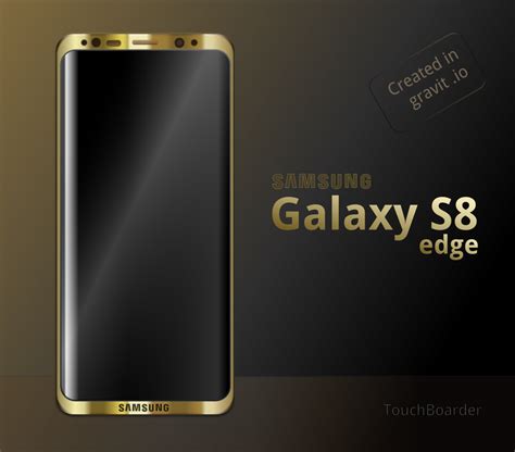 Samsung Galaxy S8 edge Gold by hsigmond on DeviantArt