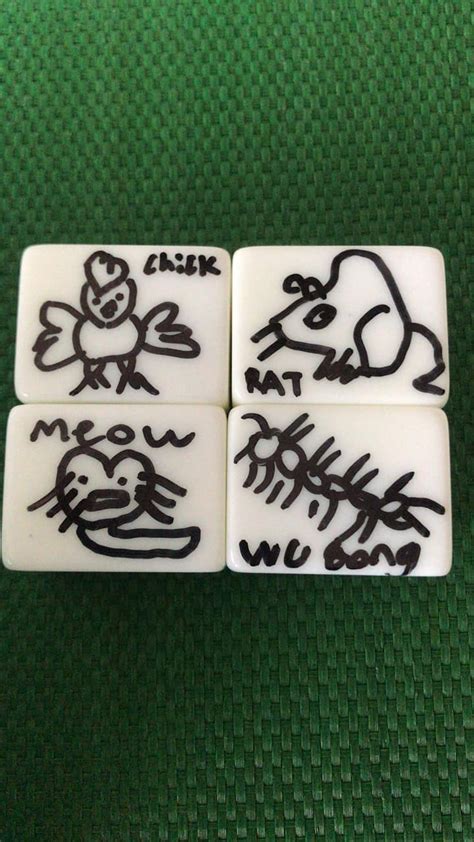 S'pore Mahjong Kakis Draw Animal Tiles Using Markers, Netizens Praise ...