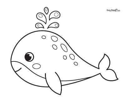 Cute Whale Coloring Pages Coloring Pages