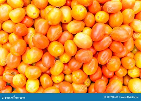 Foto De La Materia Prima Del Tomate Imagen de archivo - Imagen de travieso, cubo: 107780659