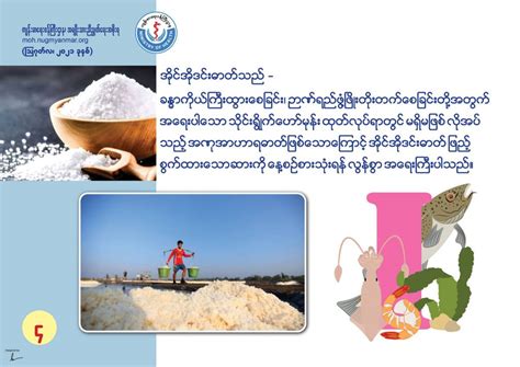 Iodized Salt And Its Benefits - Ministry of Health (MOH) Myanmar