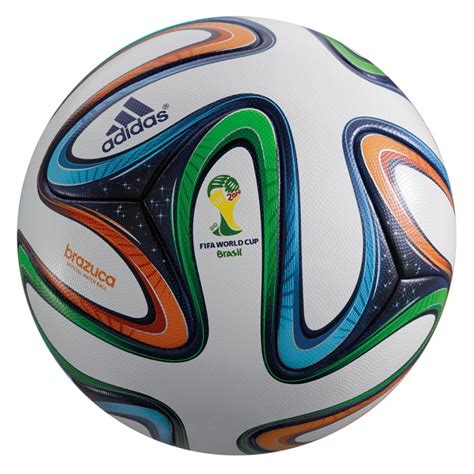 Adidas Brazuca 2014 FIFA World Cup Official Match Ball - White/Blue ...