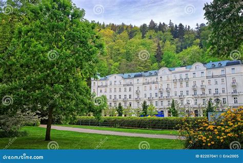 Park and Building Architecture Karlovy Vary Editorial Photo - Image of landmark, historic: 82207041