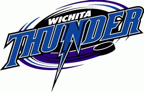 Wichita Thunder hockey!! | Sports team logos, Hockey logos, Wichita