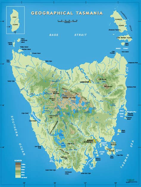 Geographical Tasmania