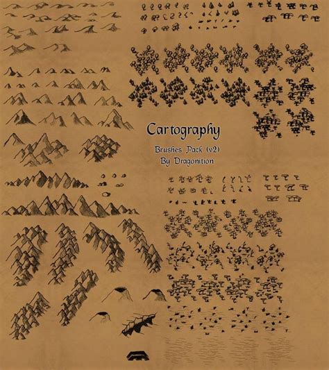 Cartography brushes by Eragon2589 on DeviantArt | Fantasy map ...