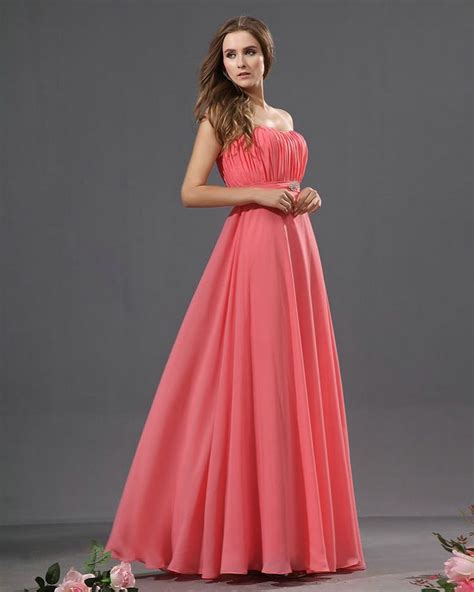 salmon bridesmaid dress option 1 | Pink bridesmaid dresses, Salmon ...