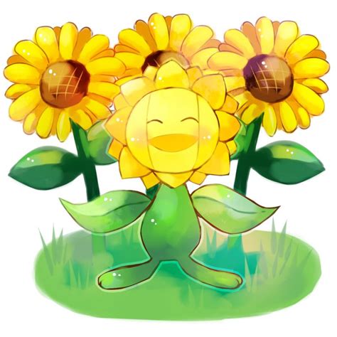 Tags: Fanart, Pokémon, Sunflora | Pokemon art, Pokemon, Cute pokemon