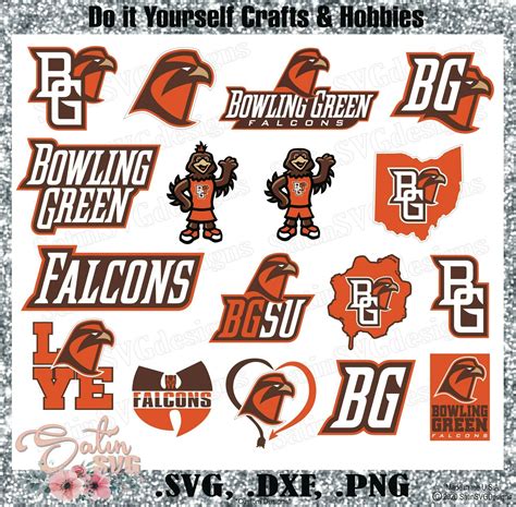 Bowling Green Falcons, Bowling Green University NEW Custom Designs. SVG ...