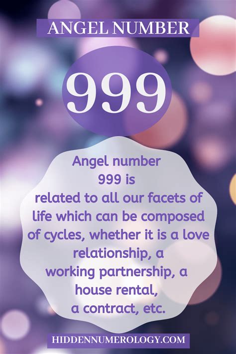 Angel Number 999 and its meaning - Hidden Numerology