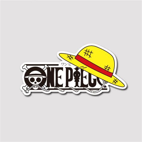 One piece logo sticker 2021