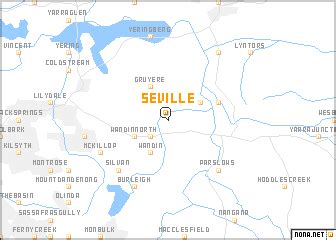 Seville (Australia) map - nona.net