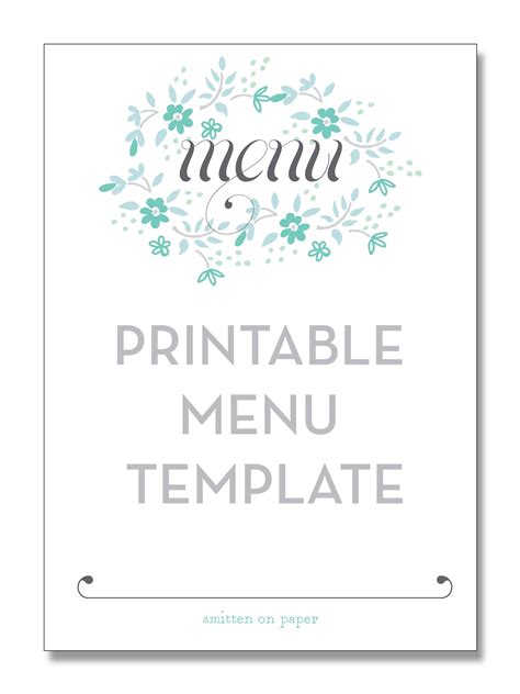 Blog | Free printable menu template, Printable menu cards, Printable menu template