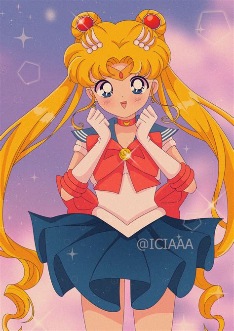 Sailor Moon 90's Style Fanart by ICIAAAA on DeviantArt