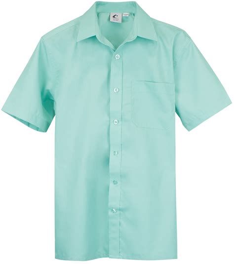 Boys Shirt Short Sleeve Green - School Locker