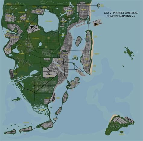 GTA 6 Concept Map : r/GTA6