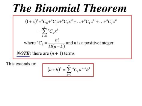 12X1 T08 03 binomial theorem