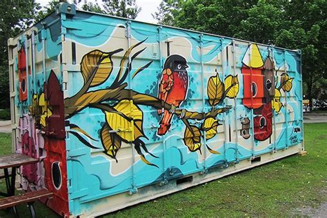 Shipping Container Mural