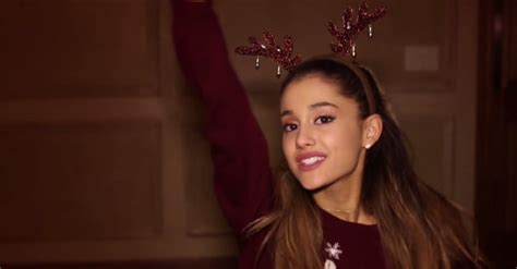 Ariana Grande "Santa Tell Me" Video | POPSUGAR Entertainment