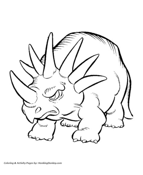 14+ Triceratops Coloring Page PNG - coloring pages 2020