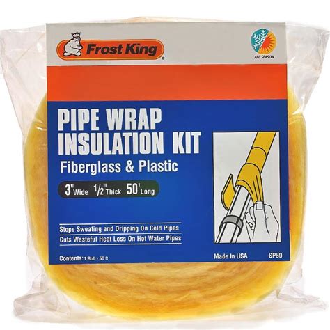 Frost King 1/2-in Fiberglass Plumbing Pipe Wrap Insulation at Lowes.com