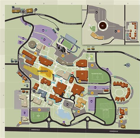 Ogden Campus Map | Campus map, Map, Map signage