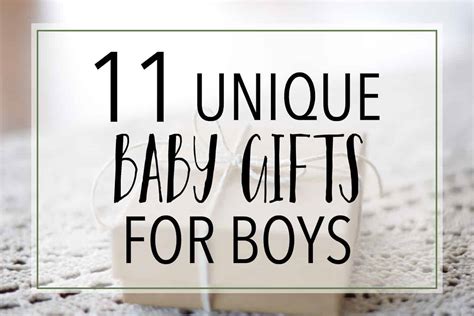 11 of the Best Unique Baby Gifts for Boys