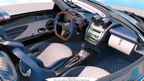 Pagani Zonda Tricolore Interior