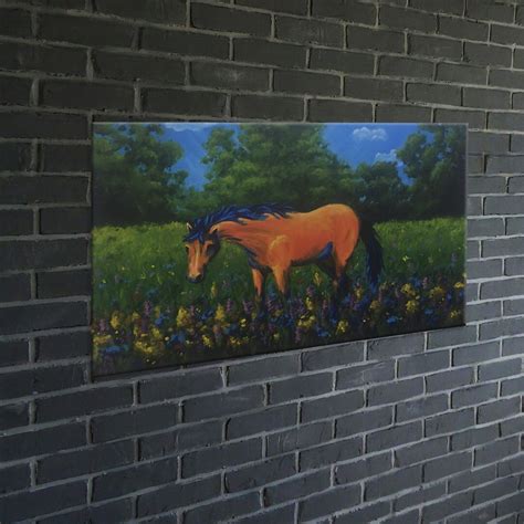 Painting horse in the field Painting by Nika Babich - Jose Art Gallery