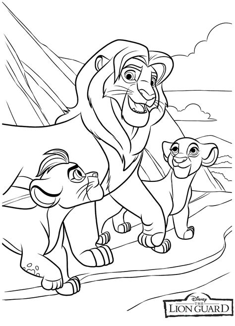 20+ Lion Guard Coloring Pages Pdf, Ide Terpopuler!