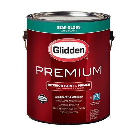 Glidden Premium 1 gal. Base 1 Semi-Gloss Interior Paint-GLN6411N-01 - The Home Depot